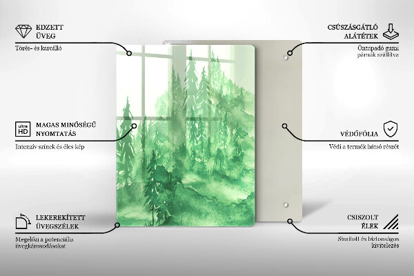 Deska kuchenna Malowany las