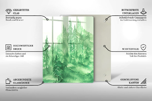 Deska kuchenna Malowany las