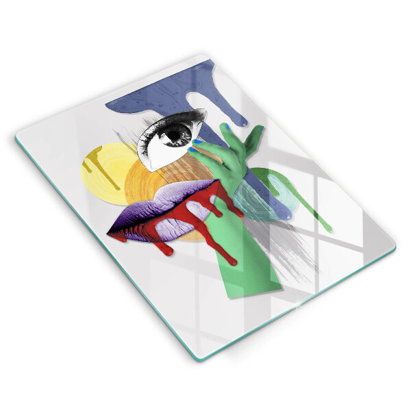 Deska kuchenna Sztuka abstrakcyjny kolaż