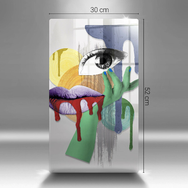 Deska kuchenna Sztuka abstrakcyjny kolaż