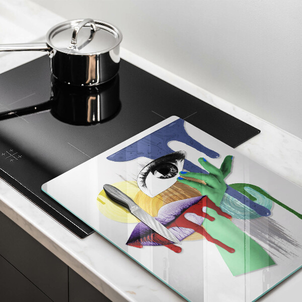 Deska kuchenna Sztuka abstrakcyjny kolaż