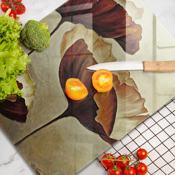 Deska kuchenna Malowane boho kwiaty