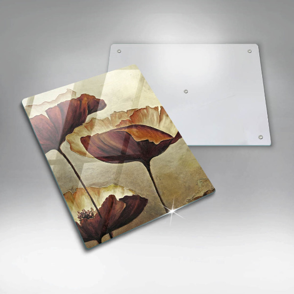 Deska kuchenna Malowane boho kwiaty