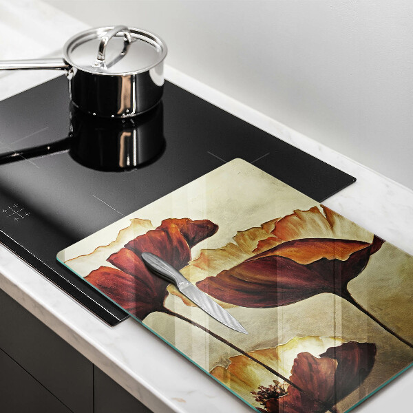 Deska kuchenna Malowane boho kwiaty