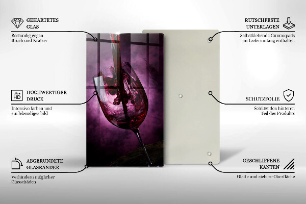 Deska kuchenna Kieliszek wina