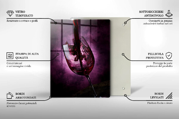 Deska kuchenna Kieliszek wina