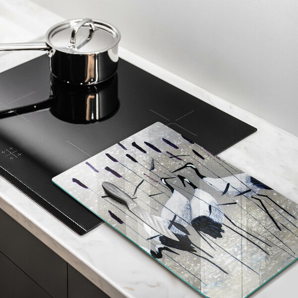 Deska kuchenna Japońskie żurawie