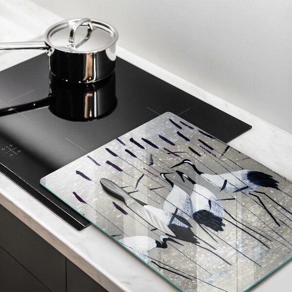 Deska kuchenna Japońskie żurawie