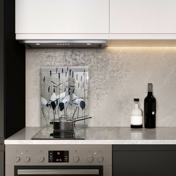 Deska kuchenna Japońskie żurawie