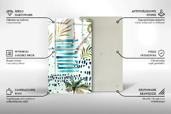 Deska kuchenna Wakacyjne ilustracje