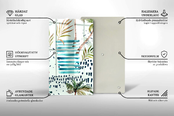 Deska kuchenna Wakacyjne ilustracje