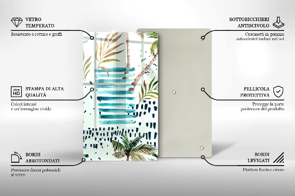 Deska kuchenna Wakacyjne ilustracje