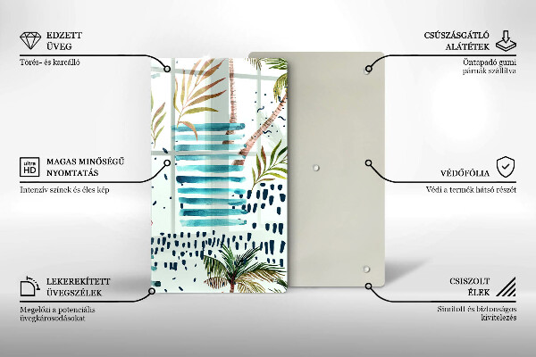 Deska kuchenna Wakacyjne ilustracje