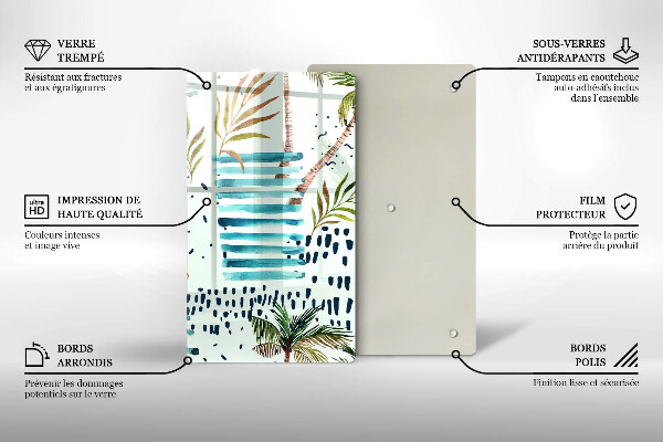 Deska kuchenna Wakacyjne ilustracje