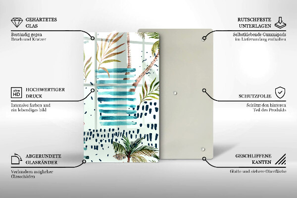 Deska kuchenna Wakacyjne ilustracje