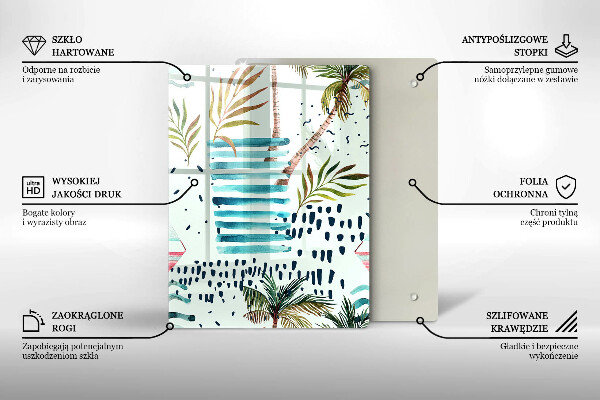 Deska kuchenna Wakacyjne ilustracje