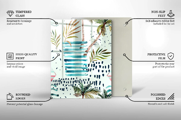 Deska kuchenna Wakacyjne ilustracje