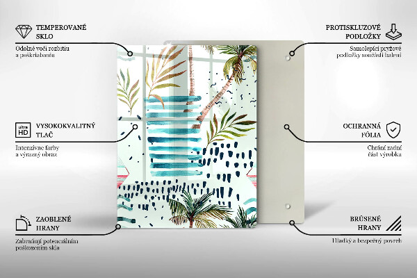 Deska kuchenna Wakacyjne ilustracje