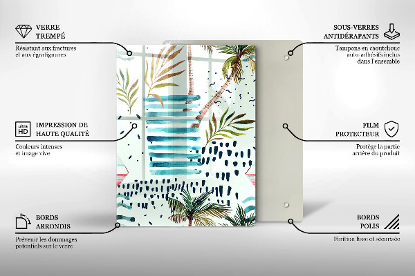 Deska kuchenna Wakacyjne ilustracje