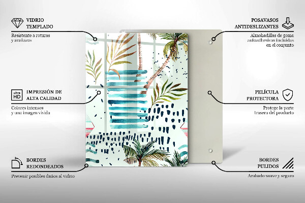 Deska kuchenna Wakacyjne ilustracje