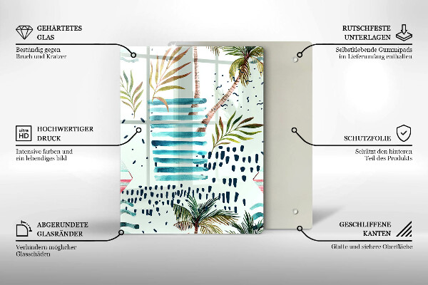 Deska kuchenna Wakacyjne ilustracje