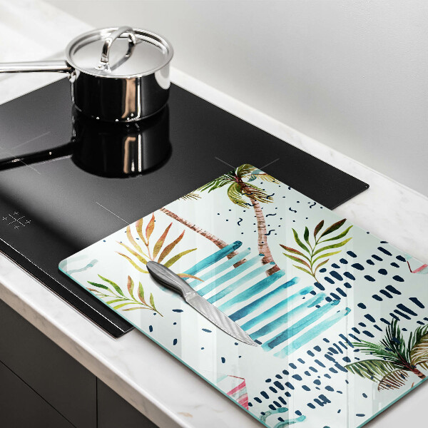 Deska kuchenna Wakacyjne ilustracje