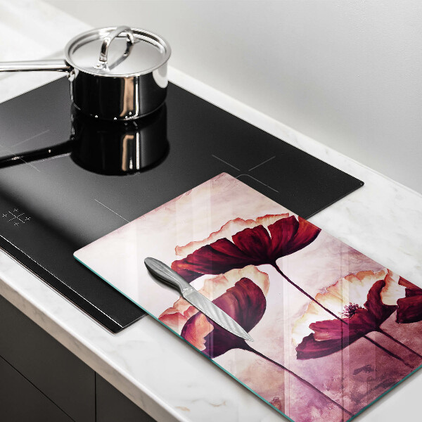 Deska kuchenna Malunek kwiaty