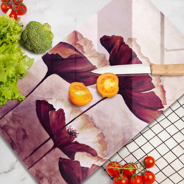 Deska kuchenna Malunek kwiaty