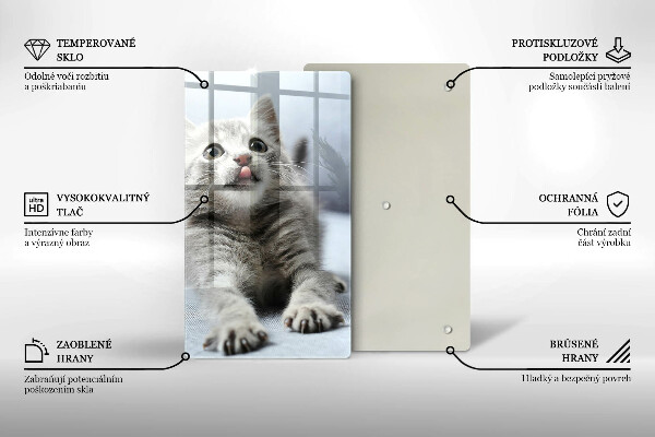 Deska kuchenna Mały uroczy kotek