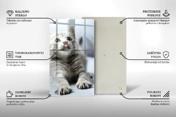 Deska kuchenna Mały uroczy kotek