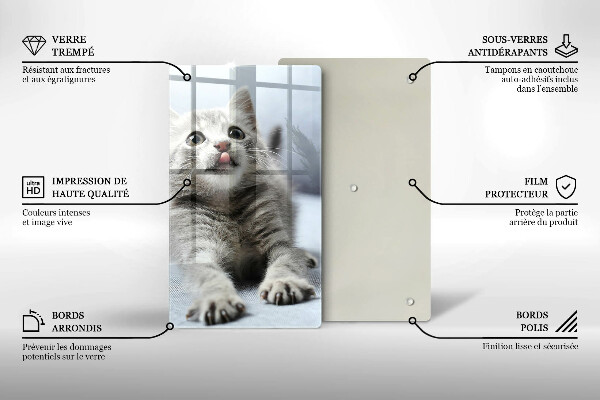 Deska kuchenna Mały uroczy kotek