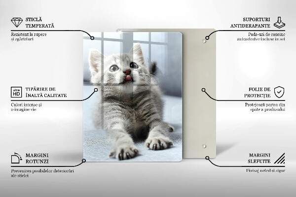 Deska kuchenna Mały uroczy kotek