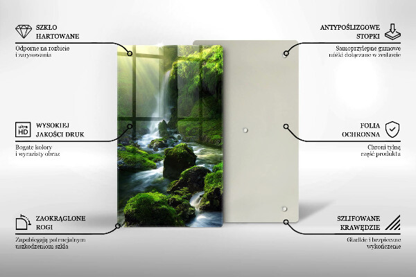 Deska kuchenna Wodospad w dżungli