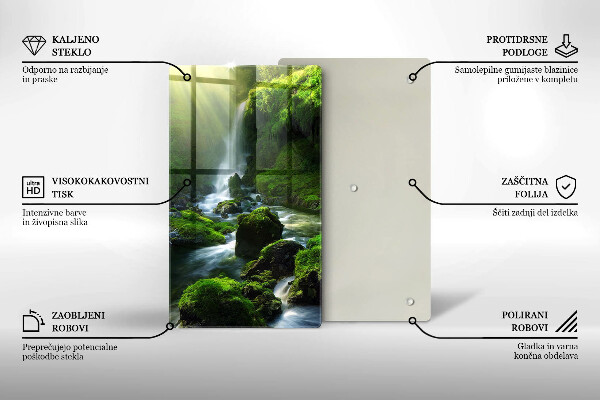 Deska kuchenna Wodospad w dżungli