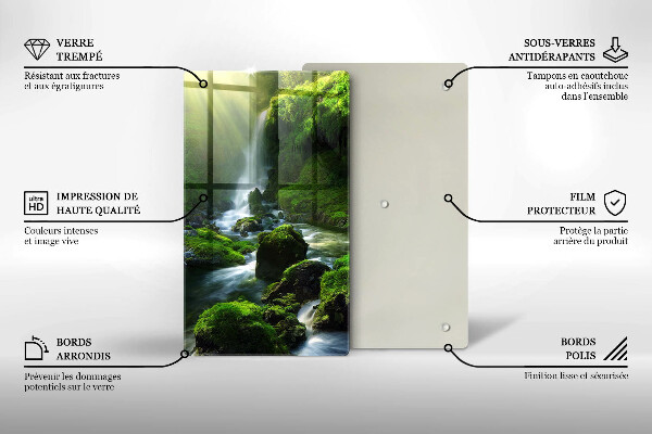 Deska kuchenna Wodospad w dżungli