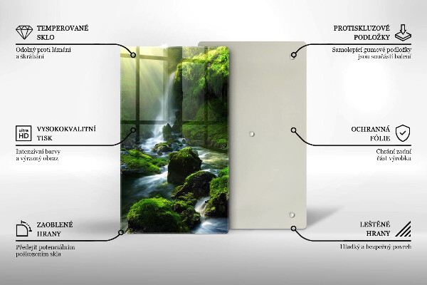 Deska kuchenna Wodospad w dżungli