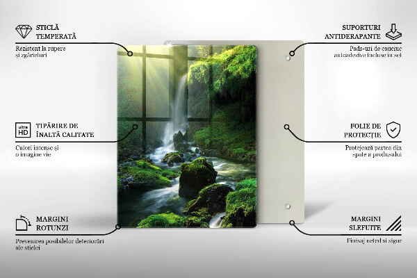 Deska kuchenna Wodospad w dżungli