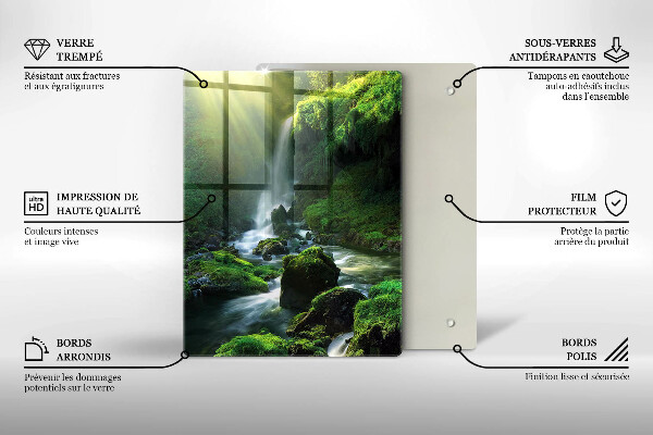 Deska kuchenna Wodospad w dżungli