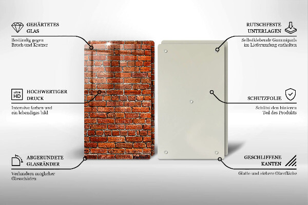 Deska do krojenia Ściana cegły mur