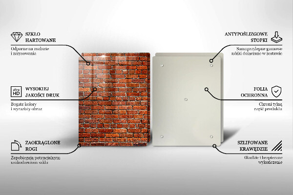 Deska do krojenia Ściana cegły mur