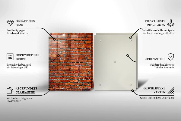 Deska do krojenia Ściana cegły mur