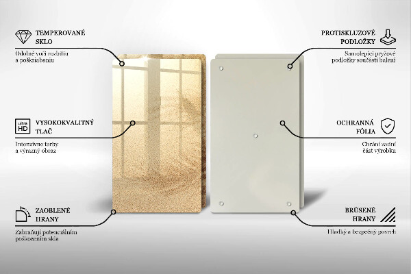 Deska do krojenia Plaża piasek wakacje