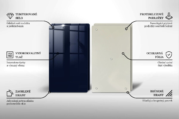 Deska do krojenia Kolor granatowy