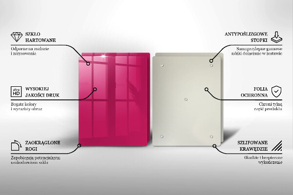 Deska do krojenia Kolor różowy