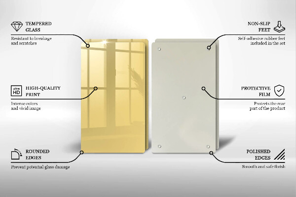 Deska do krojenia Kolor żółty