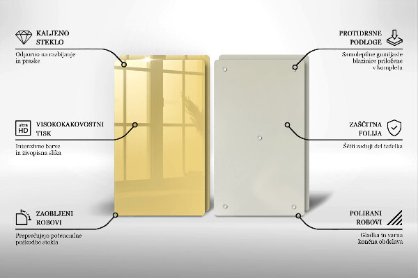 Deska do krojenia Kolor żółty