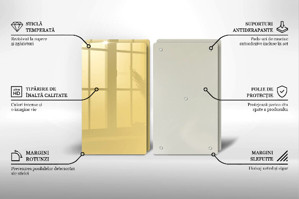 Deska do krojenia Kolor żółty