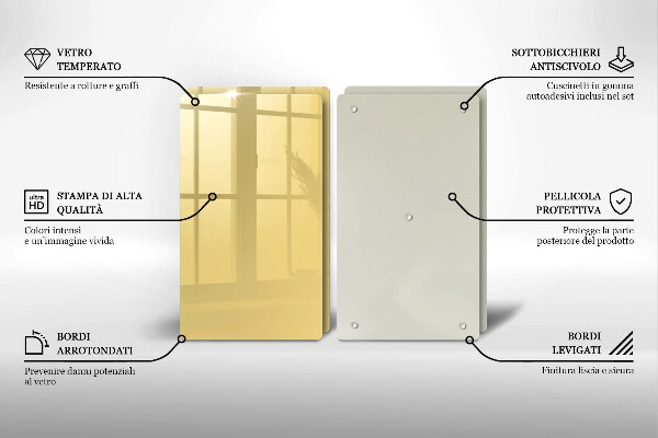 Deska do krojenia Kolor żółty