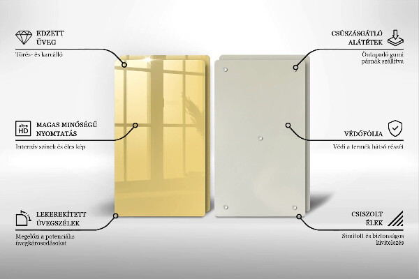 Deska do krojenia Kolor żółty
