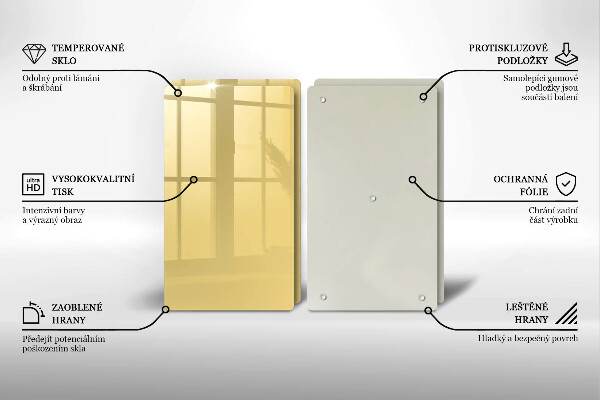 Deska do krojenia Kolor żółty